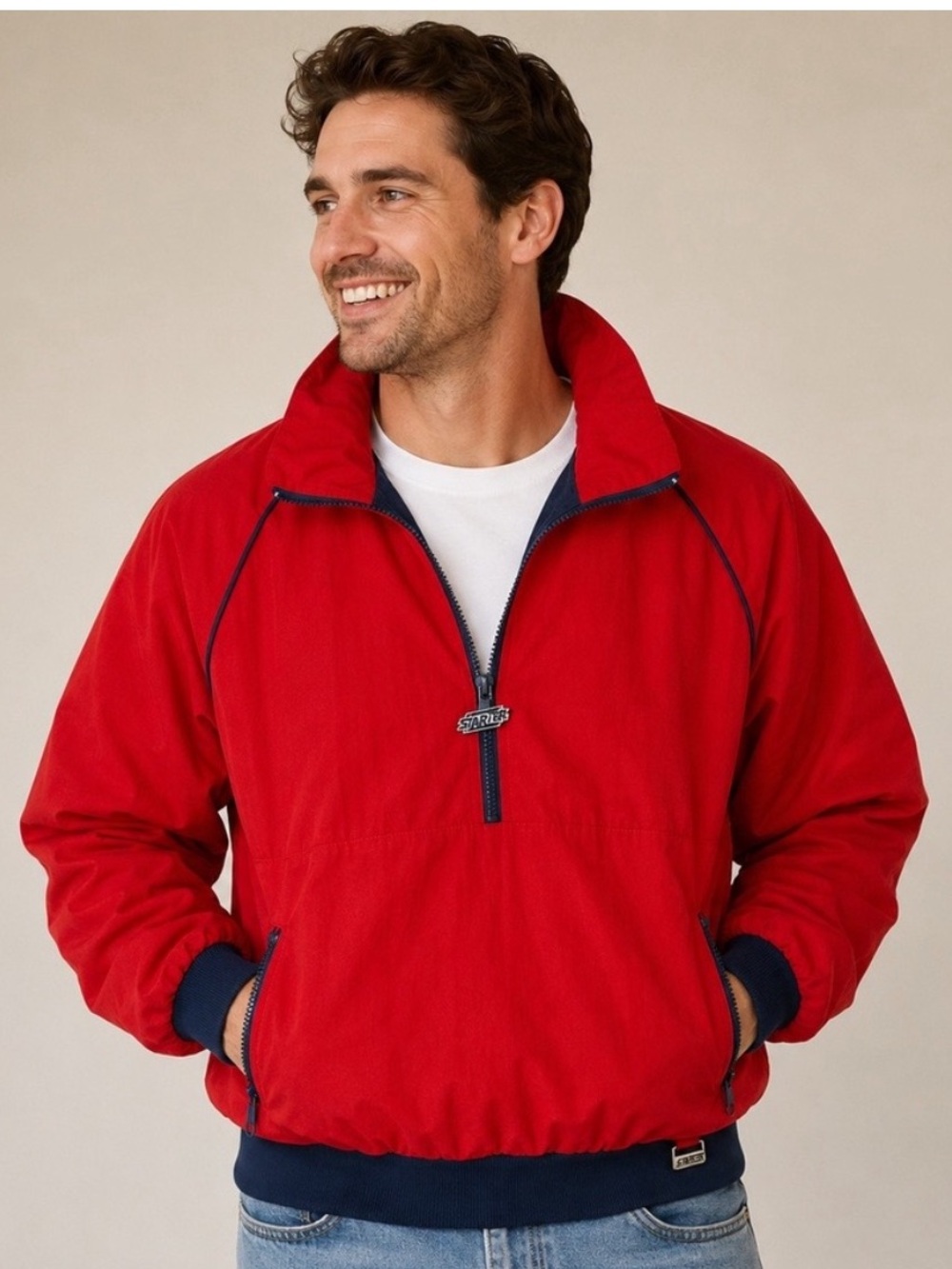 Vintage White Stag Windbreaker. Size: Large. Excellent condition